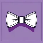 purple bow tie image